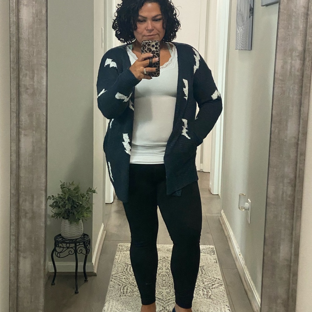 Lighting bolt sweater
